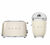 Set Petit-D&eacute;jeuner grille-pain TSF01CREU et presse-agrumes CJF11CREU Cr&egrave;me - SMEG image