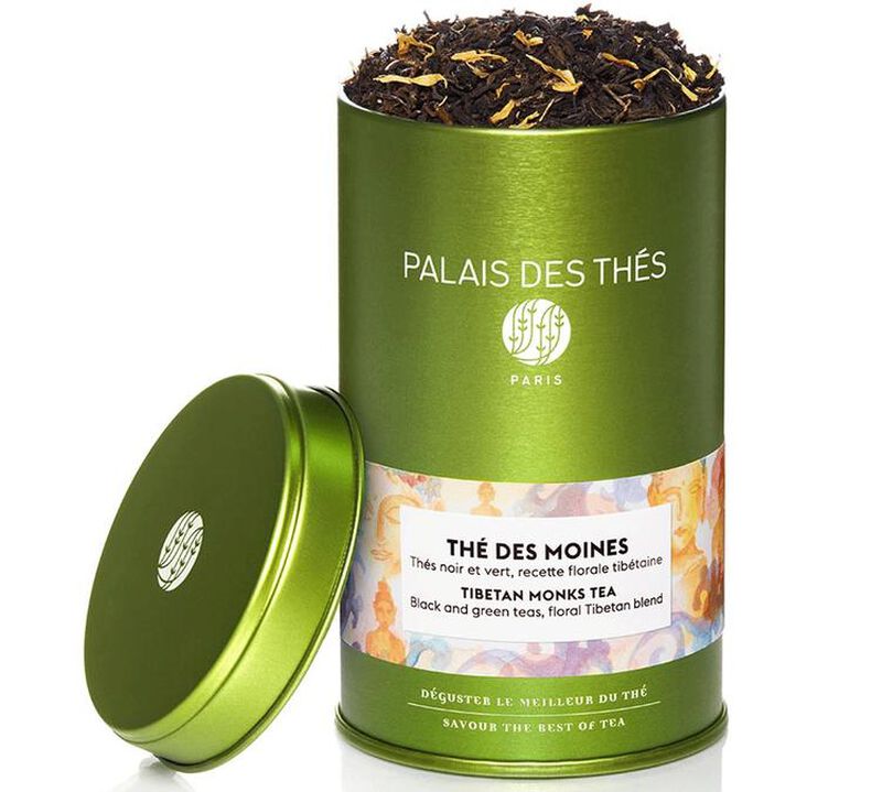 Palais des Th&eacute;s - Lattina di t&egrave; nero e verde des Moines 100 g image number 0