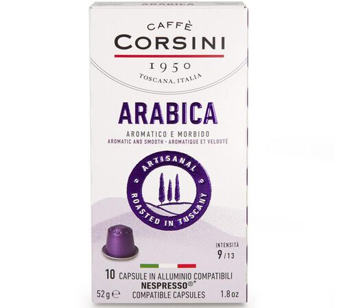 Corsini Nespresso* Original Compatible Pods Arabica x 10