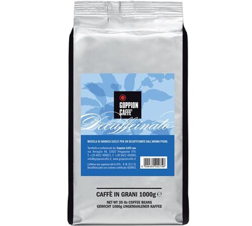 Goppion Caff&egrave; Decaffeinato Decaf Coffee Beans - 1kg