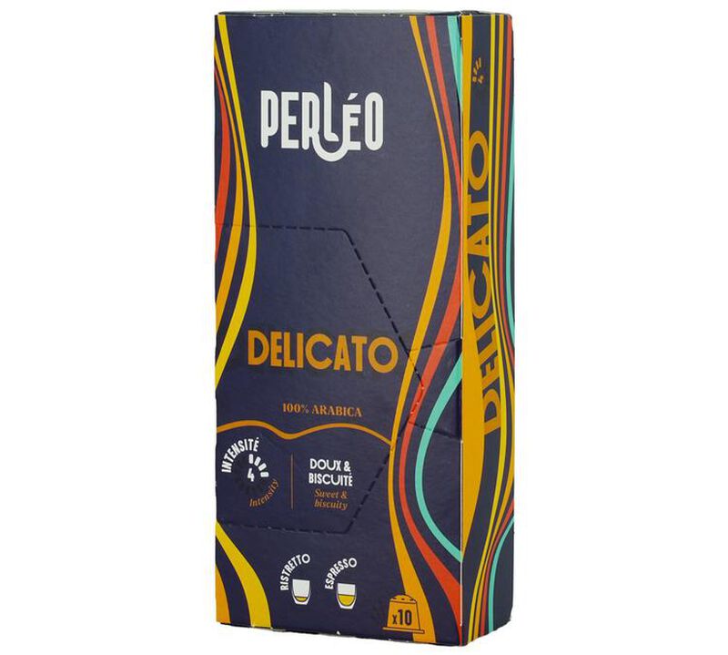 Perl&eacute;o Nespresso* Original Compatible Capsules Delicato x 10 image number 2