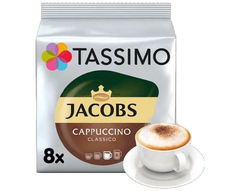 Tassimo Pods Jacobs Cappuccino Classico x 8 image number 3