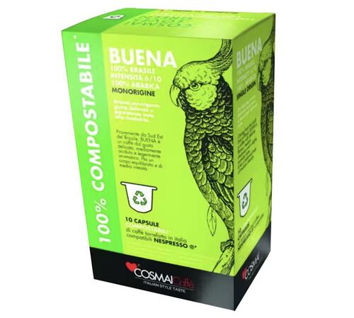 10 capsule compatibili Nespresso* Original Buena &ndash; Cosmai Caff&egrave;