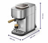 Machine expresso PHILIPS Baristina Plus BAR500/00 M&eacute;tal + Porte-filtre Bois de Fr&ecirc;ne image number 1
