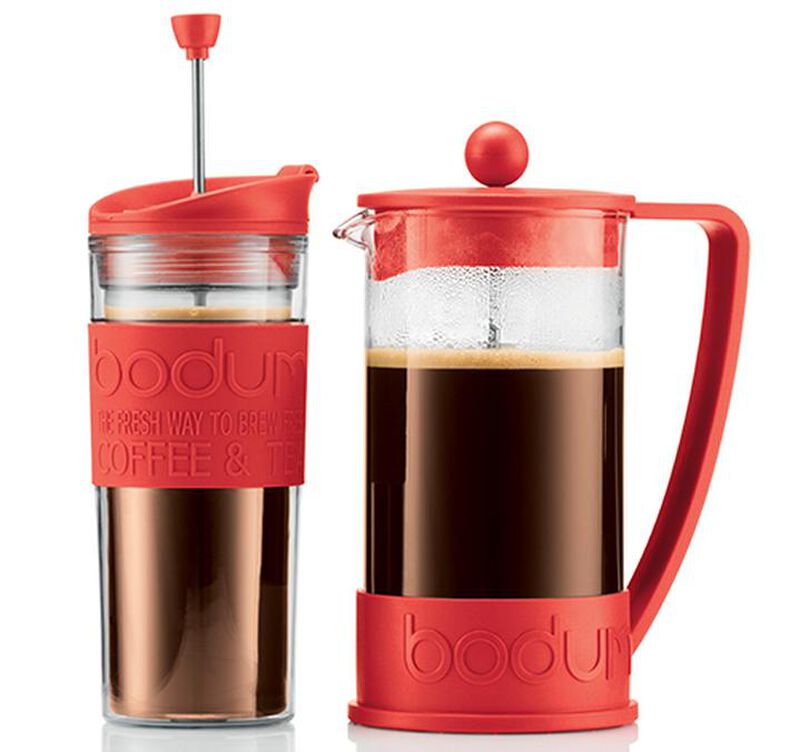 Bodum Brazil 3-cup French Press in Red - 350ml image number 2
