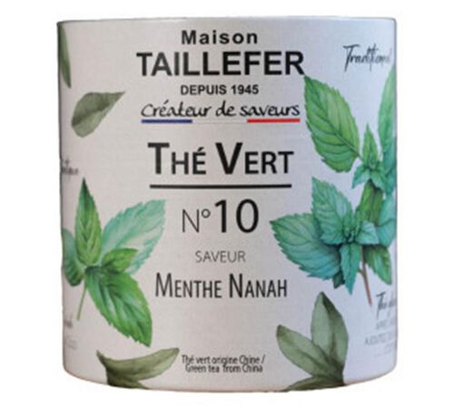 N&deg;13 Nanah mint green tea - 90g loose leaf tea - Maison Taillefer