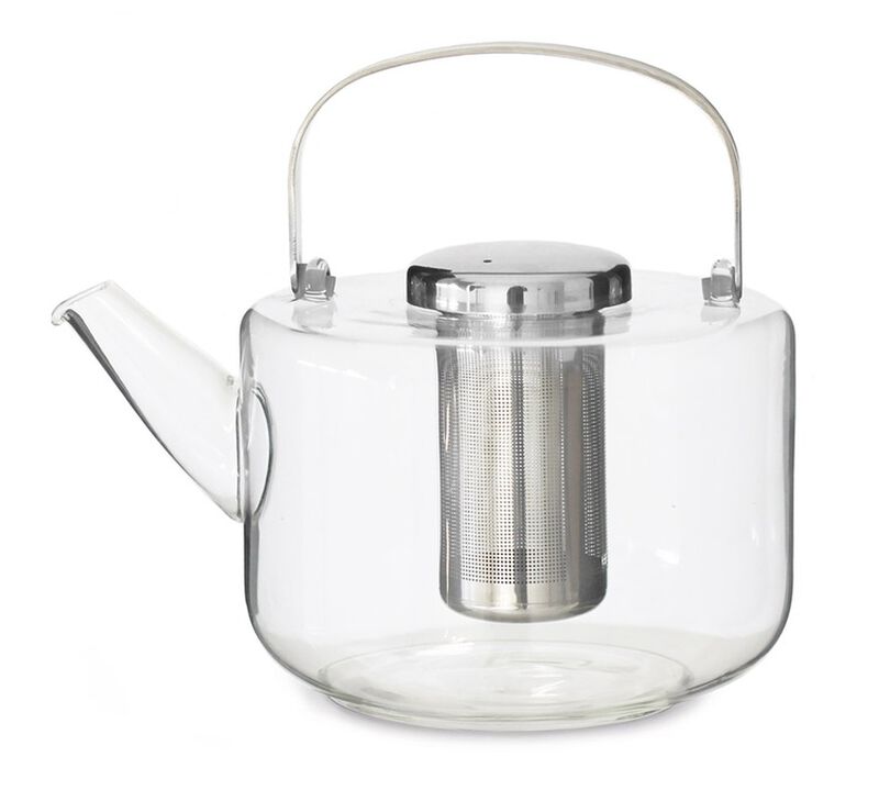 1.2L glass teapot with stainless steel infuser - Viva Scandinavia image number 0