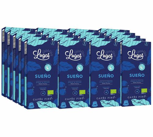 200 capsules compatibles Nespresso* Original Deca Bio Sueno - LUGAT