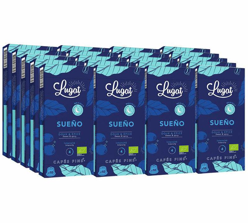 200 capsules compatibles Nespresso* Original Deca Bio Sueno - LUGAT image number 0