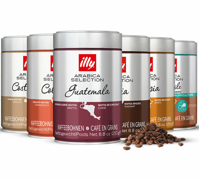 Illy Discovery Pack Arabica Selection Coffee Beans - 6 x 250g image number 0
