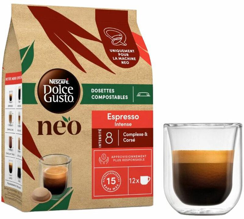 12 cialde Nescafe* Dolce Gusto* NEO Espresso Intenso image number 3
