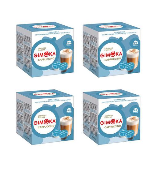 64 capsule compatibili Nescafe* Dolce Gusto* Cappuccino Classico &ndash; Gimoka