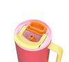 Gourde isotherme avec paille Rio Pink papaya - 95 cl - KAMBUKKA image number 3