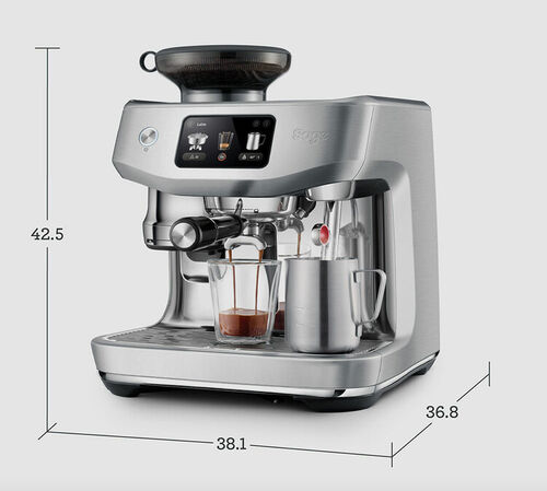 Machine expresso SAGE The Oracle Jet SES985BSS4EEU1 Inox bross&eacute; image number 2