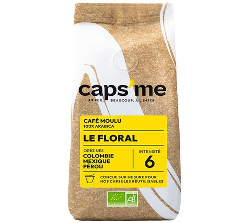 200 g - Caf&eacute; moulu - Le floral - CAPS ME