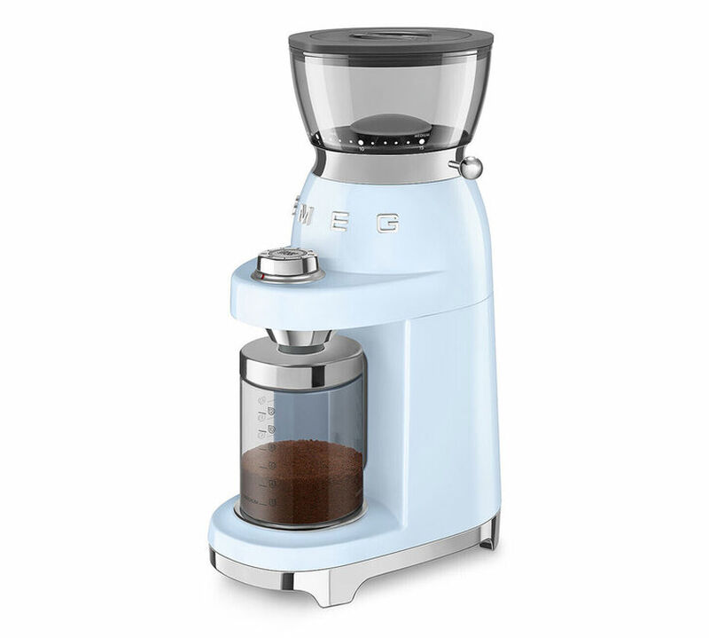 Moulin &agrave; caf&eacute; SMEG CGF03 Ann&eacute;es 50 Bleu Azur image number 3