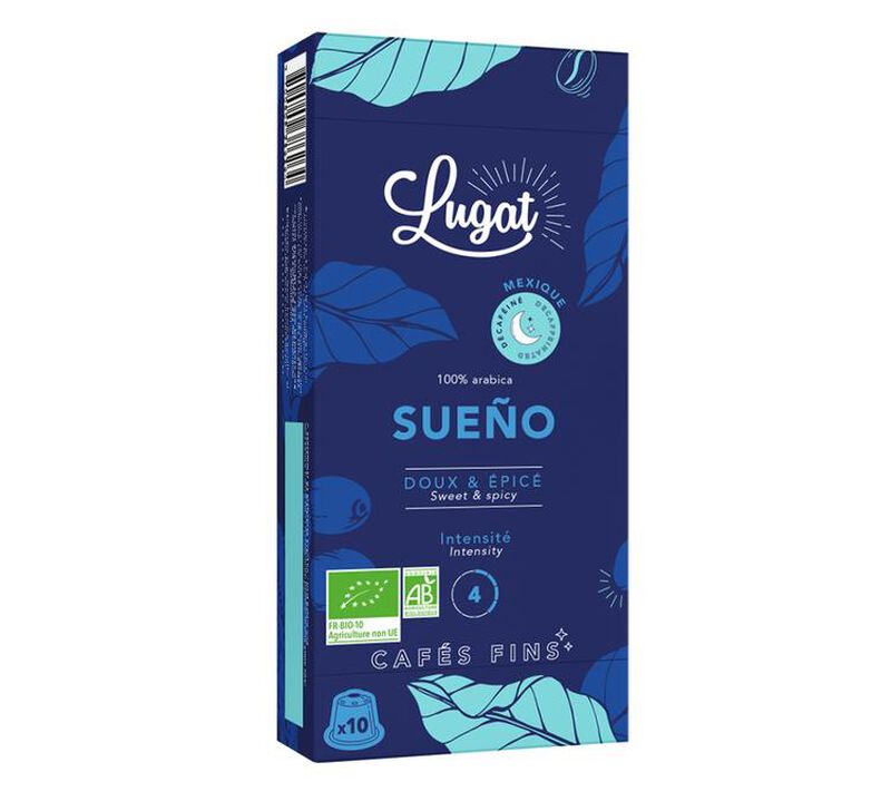 Lugat Nespresso* Original Compatible Capsules Sueno Decaf x 10 image number 1