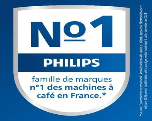 Machine expresso broyeur PHILIPS Baristina Latte BAR400/60 Noire image number 8