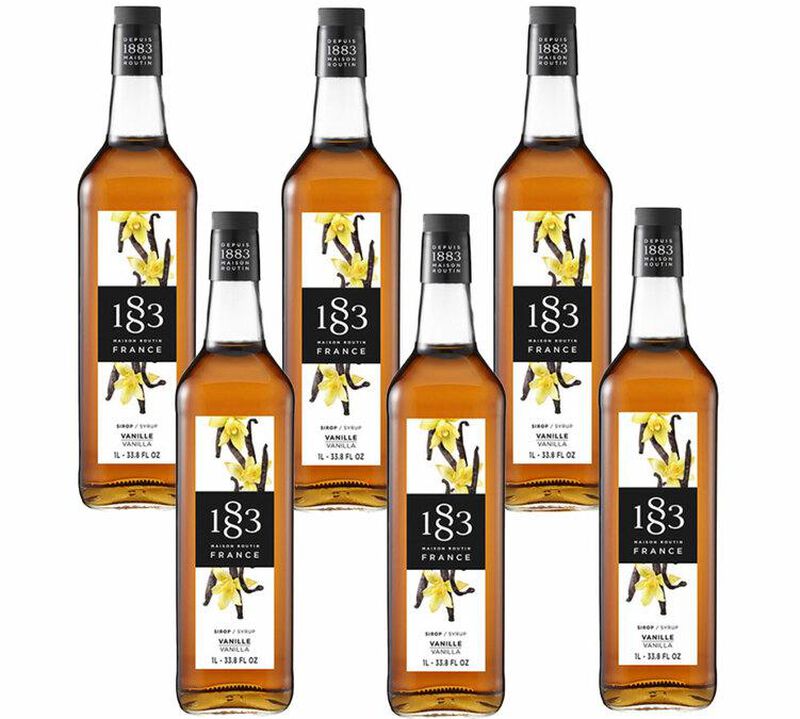 Sirop Vanille 6 x 1 L - 1883 Maison Routin image number 0