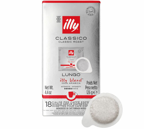 Illy ESE pods Espresso Lungo x 18 coffee pods