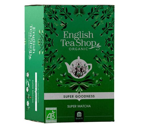 English Tea Shop Mighty Matcha Organic Green Tea - 20 tea bags