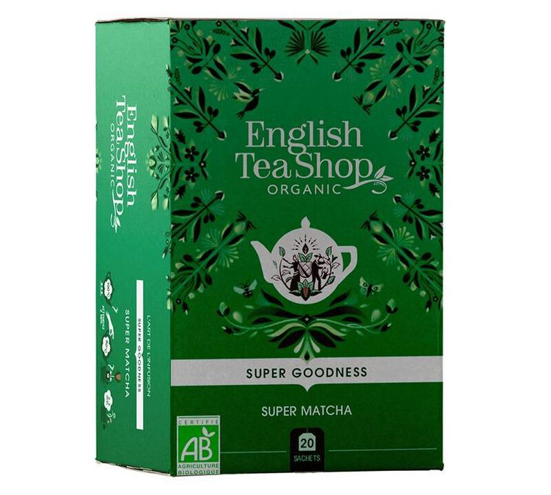 English Tea Shop Mighty Matcha Organic Green Tea - 20 tea bags image number 0