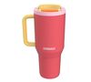 Gourde isotherme avec paille Rio Pink papaya - 95 cl - KAMBUKKA image number 1