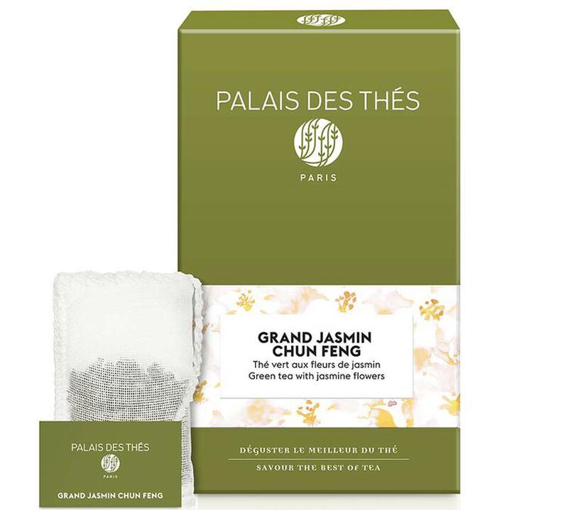Palais des Th&eacute;s Grand Jasmine Chun Feng Green Tea - 20 chiffon tea bags image number 0