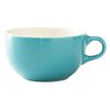 3 tasses Latte Bowl et sous-tasses turquoise 25 cl - ORIGAMI image number 1