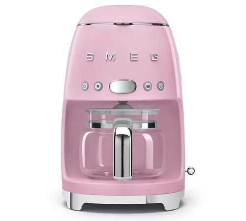 Cafeti&egrave;re filtre SMEG programmable Rose DCF02PKEU + offre cadeaux