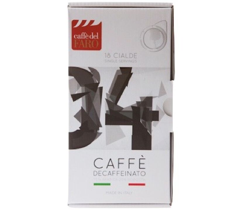 ESE pods - Decaffeinato - x18 - Caff&egrave; del Faro image number 0