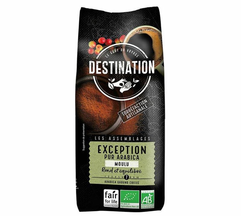 500 g - Caf&eacute; moulu - Exception Pur Arabica Bio Equitable - DESTINATION image number 0