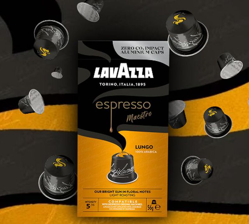 200 capsules compatibles Nespresso* Original Maestro Lungo - LAVAZZA image number 2