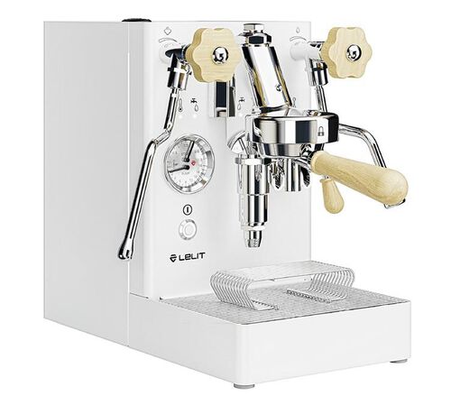 Espressomaschine LELIT MaraX PL62X-EUCW wei&szlig; und helles Holz image number 1