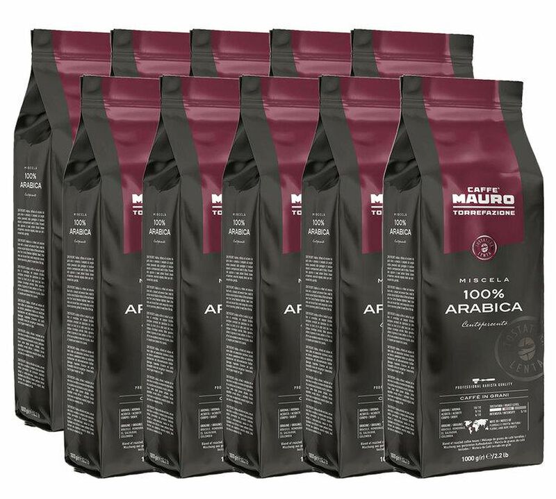 Caff&egrave; Mauro - Caff&egrave; in grani per - Centopercento Arabica 10 x 1 kg image number 0