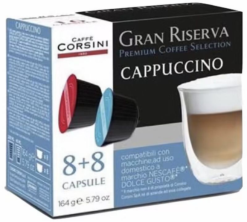 16 Nescaf&eacute;* Dolce Gusto* Compatible Pods Cappuccino &ndash; CORSINI image number 0