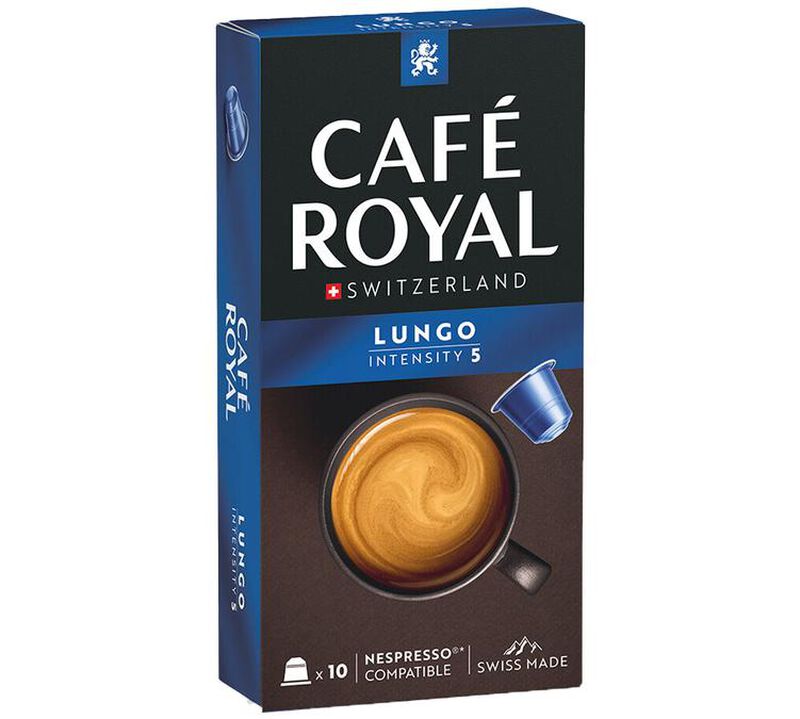 50 Nespresso* Original Compatible Capsules Lungo &ndash; CAFE ROYAL image number 3
