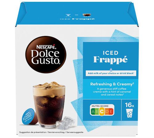 16 Iced Frapp&eacute; Pods &ndash; NESCAFE* DOLCE GUSTO*