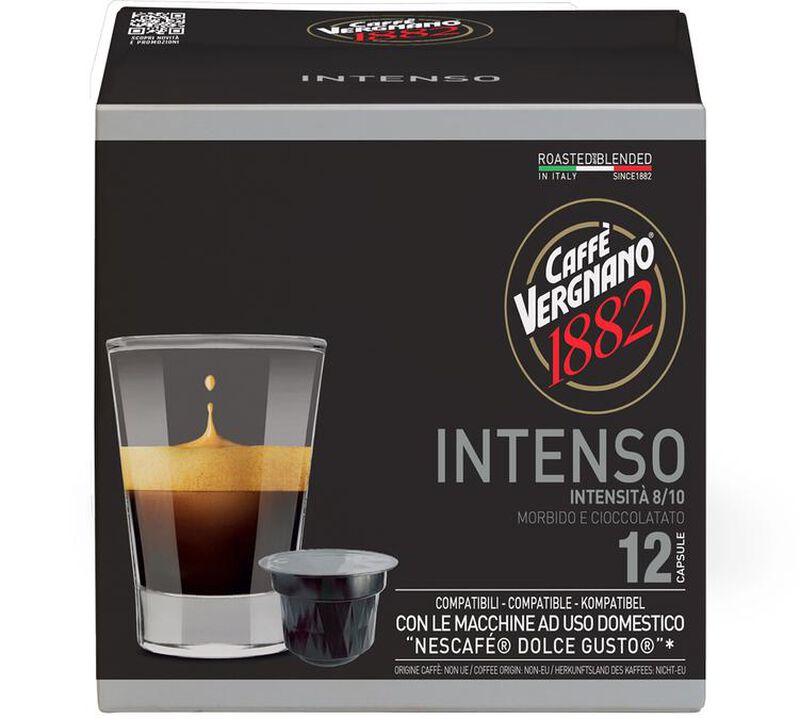 Caff&egrave; Vergnano Dolce Gusto Pods Intenso x 12 image number 0