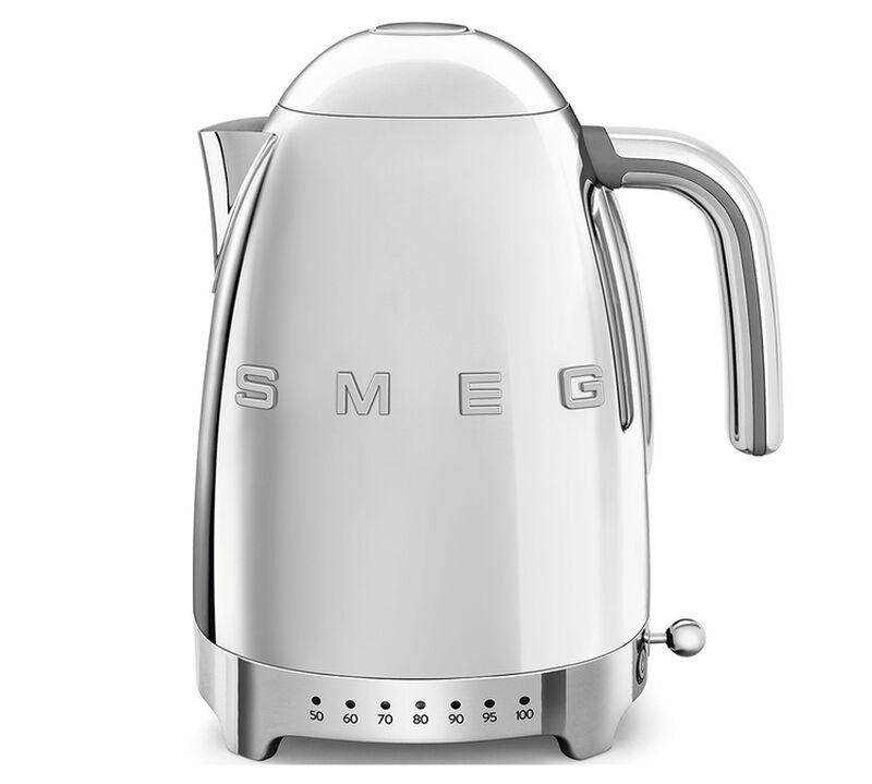 Bouilloire KLF04SSEU temp&eacute;rature r&eacute;glable Chrom&eacute; 1,7 L - SMEG image number 0
