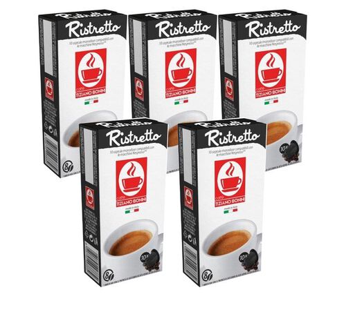 Caff&egrave; Bonini Ristretto capsules compatible with Nespresso&reg; x50