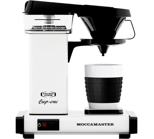 Cafeti&egrave;re filtre - MOCCAMASTER -  Cup One Blanche + offre cadeaux
