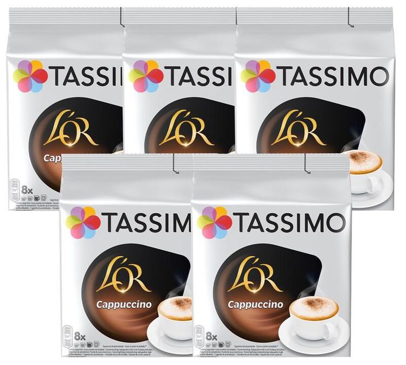 Pack Dosette TASSIMO L'OR Cappuccino - 5 x 8+8 T-Discs image number 0