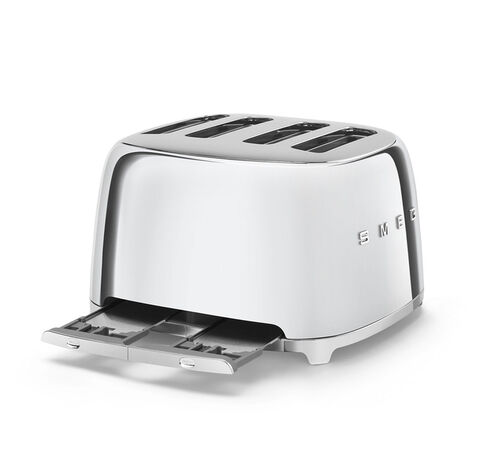 Grille-pain TSF03SSEU 4 tranches Chrom&eacute; - SMEG image number 3