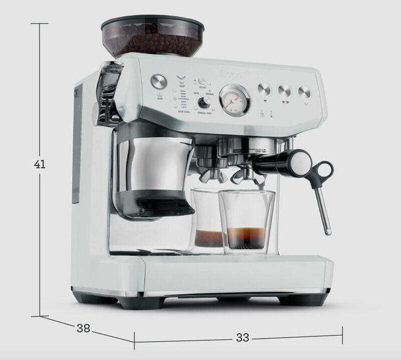 Sage The barista Express Impress Macchina da caff&egrave; espresso Sea Salt image number 4