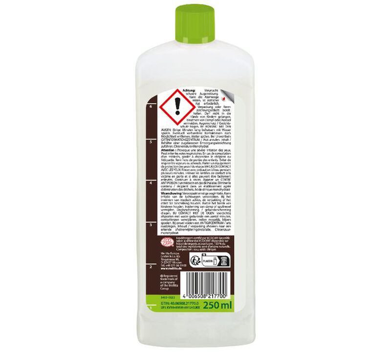Melitta - Decalcificante  Liquido multiuso 250 ml image number 1