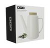 OGO LIVING 'Enzo' white porcelain teapot with infuser + FREE tea image number 2
