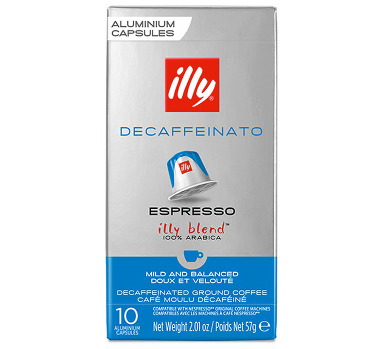 10 Nespresso* Original Compatible Capsules Classico Roast Decaf &ndash; ILLY image number 0