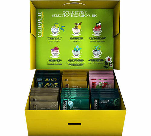 Coffret S&eacute;lection Infusions Bio - 60 sachets - CLIPPER