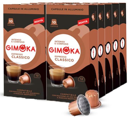 100 capsule compatibili Nespresso* Original Espresso Classico &ndash; Gimoka